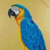 Gold And Yellow Macaw Diamond Painting