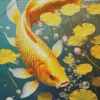 Golden Koi Diamond Painting