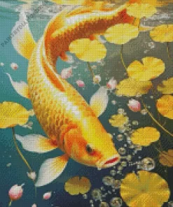 Golden Koi Diamond Painting