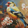 Goldfinch Bird Art Diamond Painting