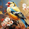 Goldfinch Bird Art Diamond Painting