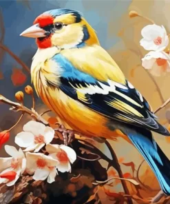 Goldfinch Bird Art Diamond Painting