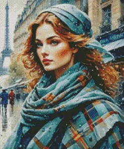 Lady In Paris Diamond Painting