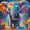 Little Colorful Elephant Diamond Painting