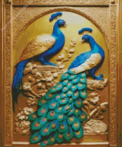 Peacock Couple Diamond Painting