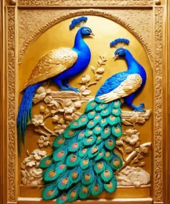 Peacock Couple Diamond Painting