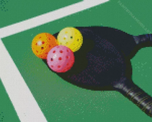 Pickleball Rackets Diamond Painting