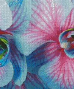 Pink Moonstone Orchid Diamond Painting