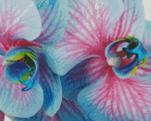 Pink Moonstone Orchid Diamond Painting