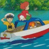 Ponyo And Sosuke Diamond Painting