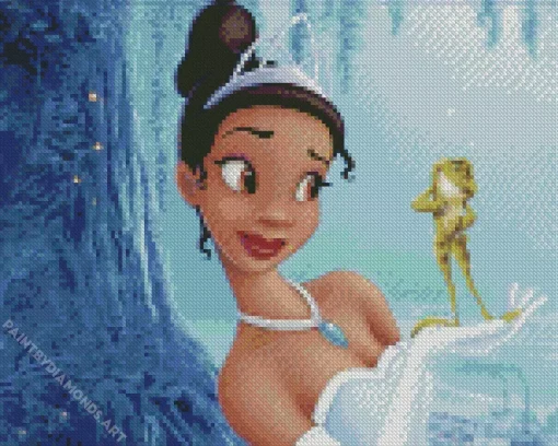 Princess Tiana And The Frog Diamond Painting