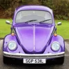 Purple Volkswagen Beetle Diamond Painting