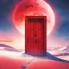 Red Fantastic Door Diamond Painting