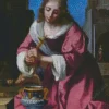 Saint Praxedis by Johannes Vermeer Diamond Painting