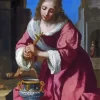 Saint Praxedis by Johannes Vermeer Diamond Painting