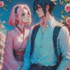 Sasuke Uchiha And Sakura Haruno Diamond Painting