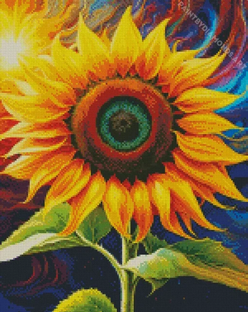 Sunflower Art Diamond Painting