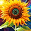 Sunflower Art Diamond Painting