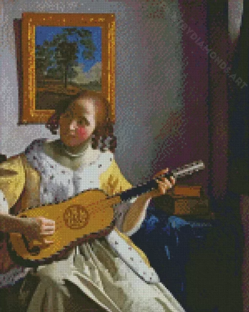 The Guitar Player Diamond Painting