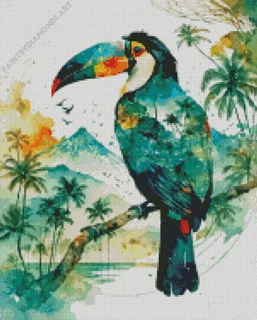 Toucan Bird Diamond Painting