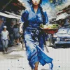 Vietnamese Girl Diamond Painting