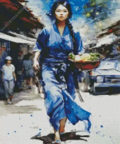 Vietnamese Girl Diamond Painting