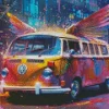 Volkswagen With Wings Diamond Painting