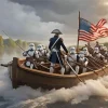 Washington Crossing The Delaware Art Diamond Painting