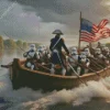 Washington Crossing The Delaware Art Diamond Painting