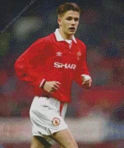 Young David Beckham Diamond Painting