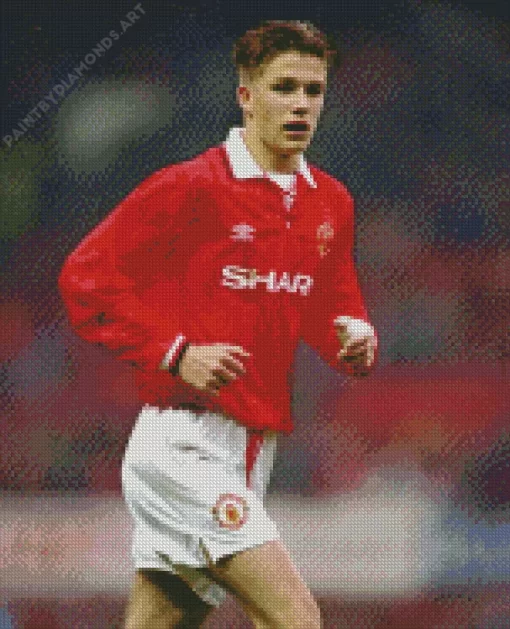 Young David Beckham Diamond Painting