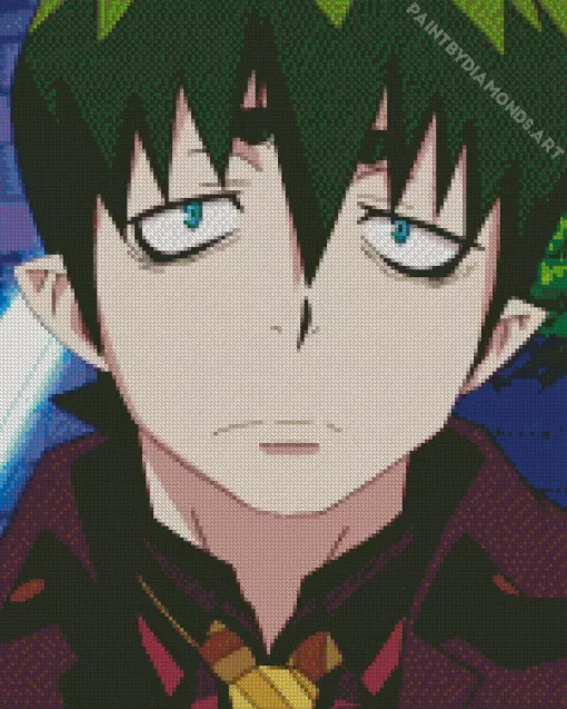 Amaimon Blue Exorcist Villain Diamond Painting