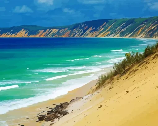 Australia Rainbow Beach Diamond Painting