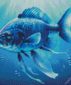 Blue Fish Underwater Diamond Painting