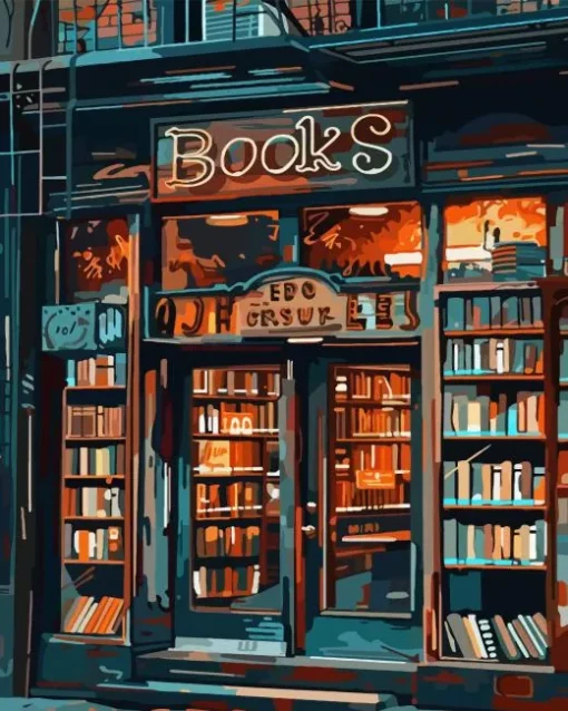 City Book Shop Diamond Painting