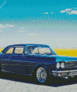 Classic Blue Ford Falcon Diamond Painting