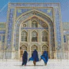 Herat Central Blue Mosque Diamond Painting