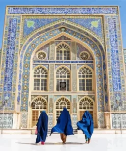 Herat Central Blue Mosque Diamond Painting