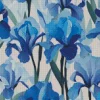 Illustration Blue Iris Diamond Painting