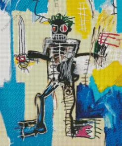 Jean Michel Basquiat Warrior Diamond Painting