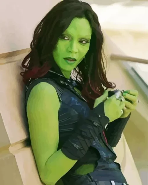 Marvel Gamora Diamond Painting