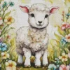 Aesthetic Fluffy Lamb Diamond Painting