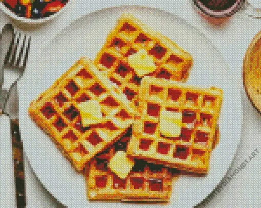 Belgian Waffles Diamond Painting