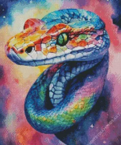 Big Rainbow Snake Diamond Painting