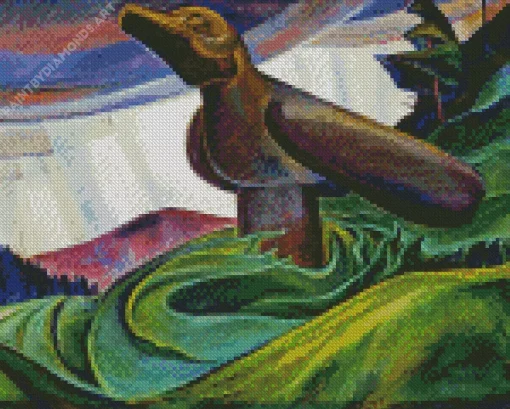 Big Raven Emily Carr Diamond Painting