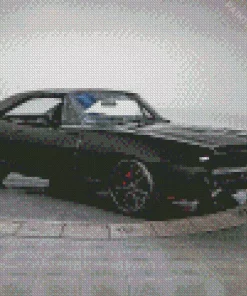 Black 69 Charger Diamond Painting