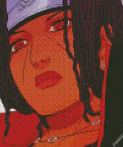 Black Itachi Diamond Painting