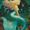 Blonde Mermaid Diamond Painting