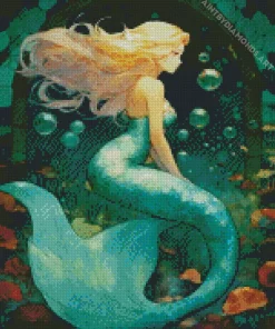 Blonde Mermaid Diamond Painting