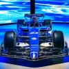 Blue Formula 1 Car Diamond Painting